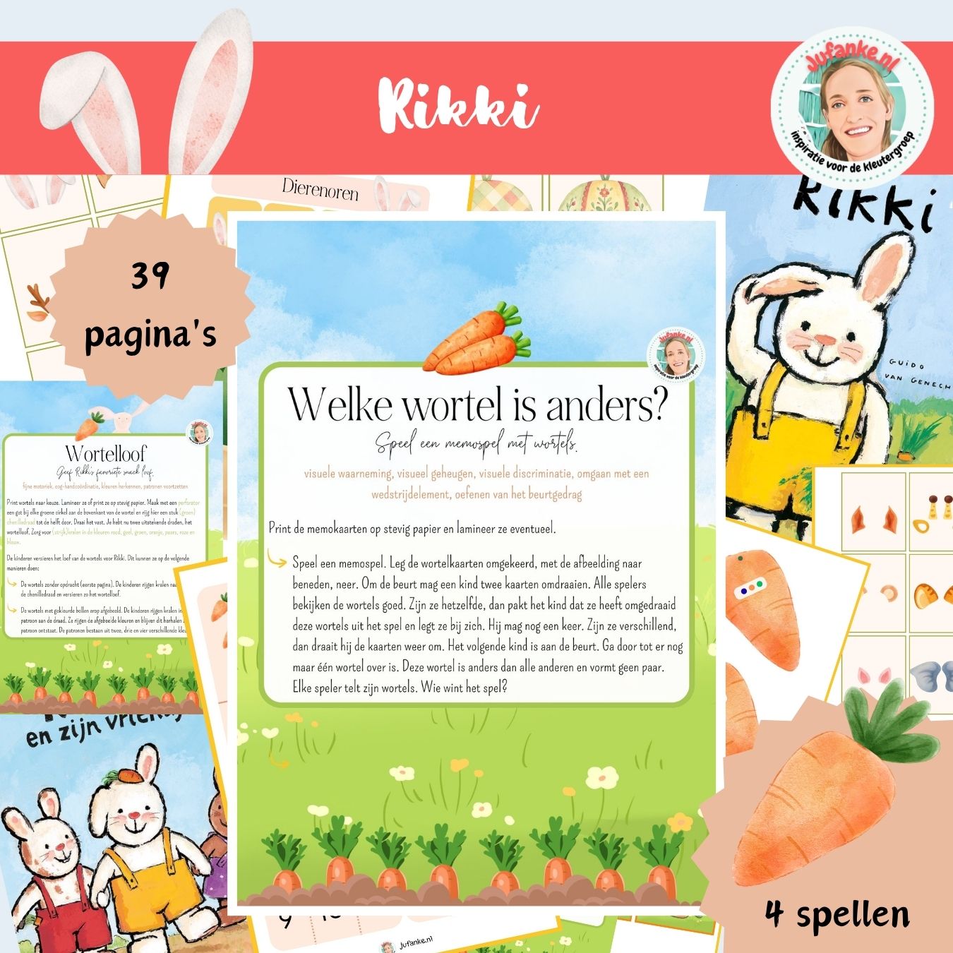 Rikki prentenboek activiteiten