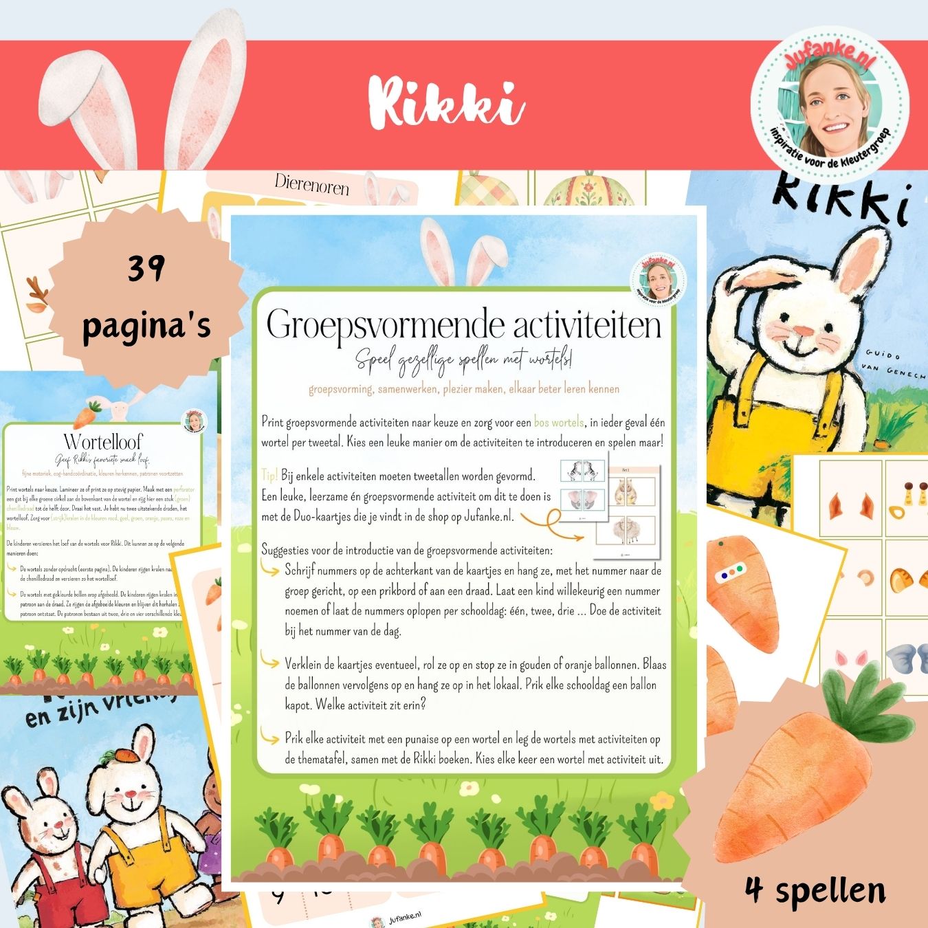 Rikki prentenboek activiteiten