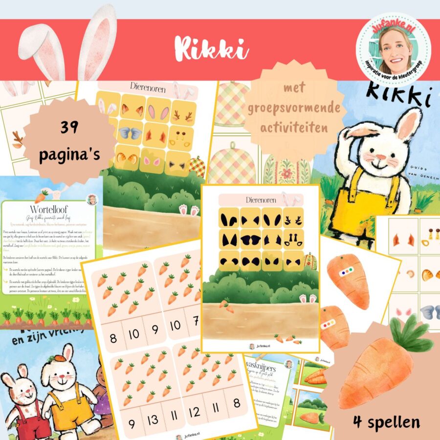 Rikki prentenboek activiteiten
