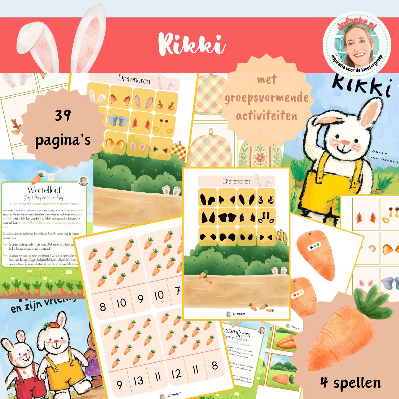 Rikki prentenboek activiteiten