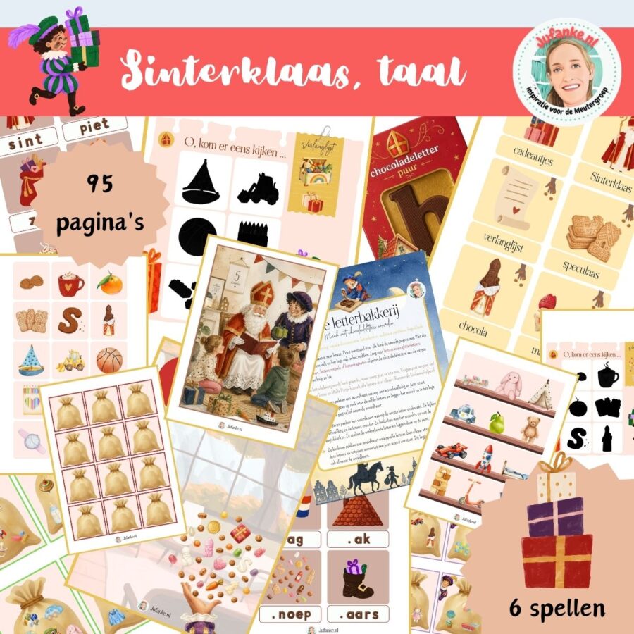sinterklaas taal kleuters activiteiten