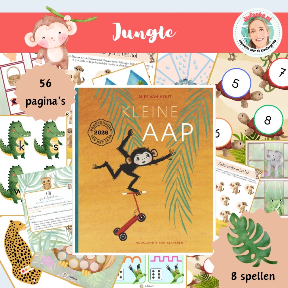 Kleine Aap spelinloop activiteiten kleuters