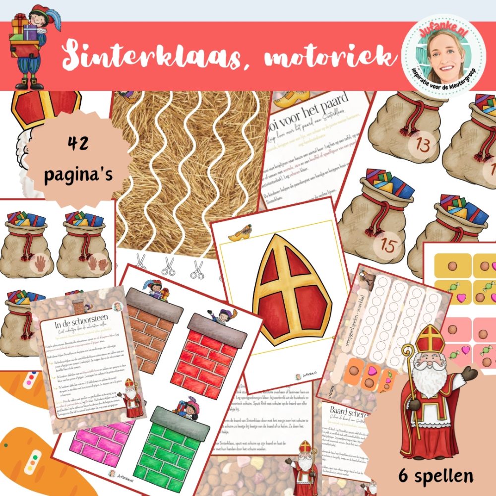 sinterklaas fijne motoriek bundel kleuters lesidee
